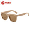 oly-bf1c4d07894b0b7ea90f0a2e38f1e13a Wholesale Classic Square Retro Sunglasses UV400 Black Frame Gray Lens Fashion Accessory