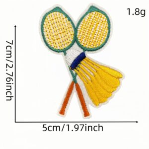 Badminton cloth sticker 22 #