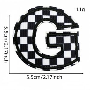Checkerboard letter patch G