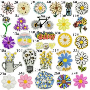 Flower cloth patch set 27 pieces