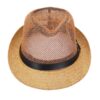 oly-bf4393fee0ddeed53e778ae80f25fa1a Wholesale Mesh Flat Top Straw Hat, Breathable Sunscreen Hat for Spring, Fashion Accessory for Resale