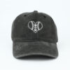 Wholesale Mom Heart Embroidered Distressed Baseball Cap Black Chic Fashion Accessory Gift
