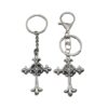 Wholesale Vintage Cross Rhinestone Keychain Zinc Alloy Antique Finish Bag Charm Boutique Resale