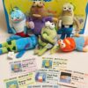 Wholesale Fashion Bikini Bottom Fish Plush Pendant Polyester Fiber Bag Charm