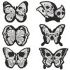 oly-bf649540a93c79c0cf1dc9fa3e83c419 Wholesale Trendy Skull Butterfly Embroidery Patch Fashion Accessory for Bags