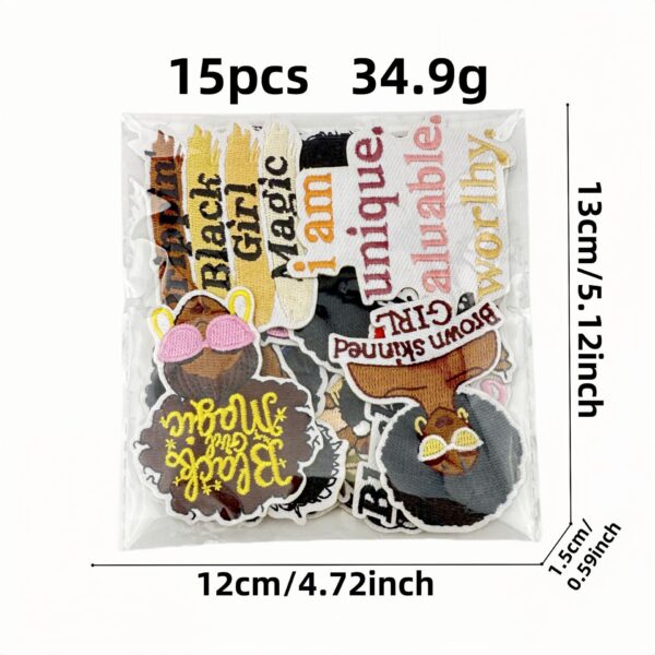oly-bf750a00351608087073347ebadfe640 Wholesale Embroidered Black Girl Patch Fashion Accessory for Bags Keychains Gift Resale
