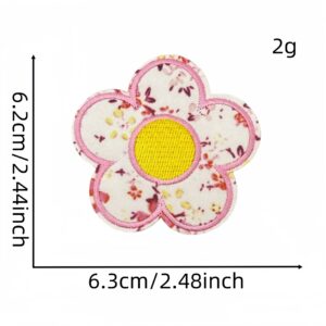 Floral floral cloth patch 1#Powder