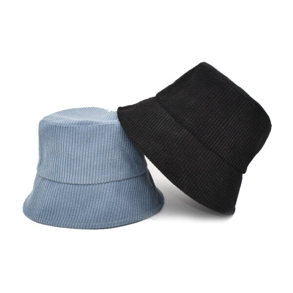 Wholesale Korean Style Solid Corduroy Fisherman Hat Fashion Accessory for Boutique Resale