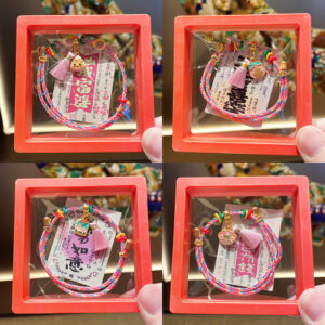 Wholesale Handmade Five Color Thread Bracelet with Tassel Ethnic Style Jewelry Accessory for Unisex Gift