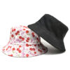 oly-c01e1ce9be79b3ad157c8fedc82176a3 Wholesale Fashion Reversible Bucket Hat Pink Cherry Print Sun Protection Hat for Women Men Gift Resale