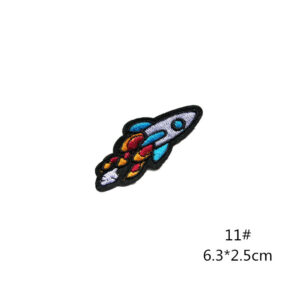 11# Small rocket cloth stickers