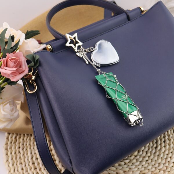 Wholesale Metal Mesh Keychain Bag Charm Fashion Accessory Business Gift