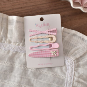 #2 Pink Cross-Patterned Coarse Grid - 4pcs