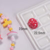 oly-c0608be3eb74b9867f535bf18e5ad366 Wholesale 3D Hand Painted Cartoon Mushroom Acrylic Beads Fashion Accessory for DIY Crafts