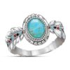 oly-c0672e9ecf4d4d3c55fccae505b2d048 Wholesale Eagle Feather Turquoise Ring Jewelry Accessory Boutique Resale