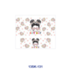 Wholesale 8pcs Cute Bow Design Mini Cup Keychain Sticker