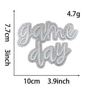 Hot melt glue*silver*three-dimensional embroiderygameday