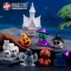 Wholesale Resin Halloween Scary Skull Figurine, Boutique Home Decor Gift