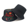 oly-c09b092e9363ec00480c2e2e83cd7ed3 Wholesale Christmas Pattern Fisherman Hat Sun Protection Foldable Unisex