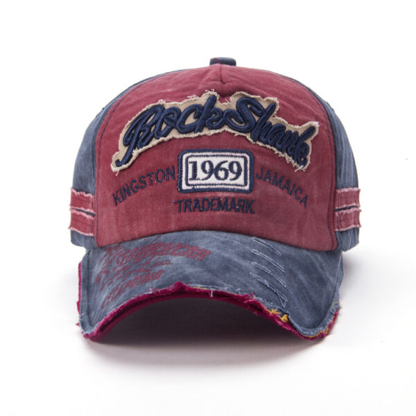 oly-c09f585e39b176fd42f230d929c42563 Wholesale Fashion Vintage Baseball Cap with English Alphabet Adjustable Breathable Sun Hat for Men Women Couple