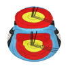 Wholesale Stylish Bow and Arrow Clock Pattern Fisherman Hat Double Sided Sunscreen Hat for Outdoor Use