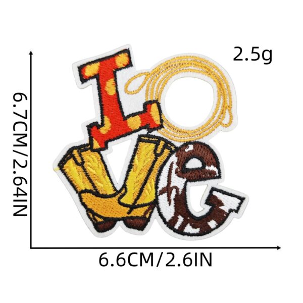 oly-c0c56a0d31e35fc77138ceecd5499cf3 Wholesale Western Cowboy Embroidery Patch Decorative Bag Accessory