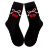 oly-c0ee98b0f6f9d8988e12356552c0bec1 Wholesale Fashion Knitted Jacquard Bow Mid Calf Cotton Socks for Women Trendy Sweet Style Resale