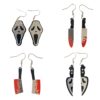 oly-c0eeb87378f2a11253ce2c7a1ceec51e Wholesale Halloween Acrylic Dagger Earrings Skull Trendy Fashion Accessory