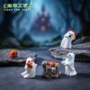 oly-c115acb6a7dd27cd22b75fdc4c9e94ff Wholesale Halloween Resin Ghost Ornament DIY Decoration for Bag Charm or Home Decor