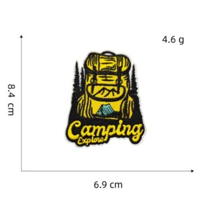 Outdoor camping cloth stickers 10#