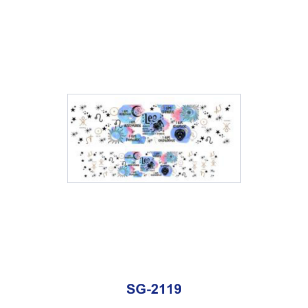 oly-c12b8558fae7b91634d41a003aafe819 Wholesale 8pcs Mixed Zodiac Horoscope Astrology Print 3oz Cup Stickers Wrap