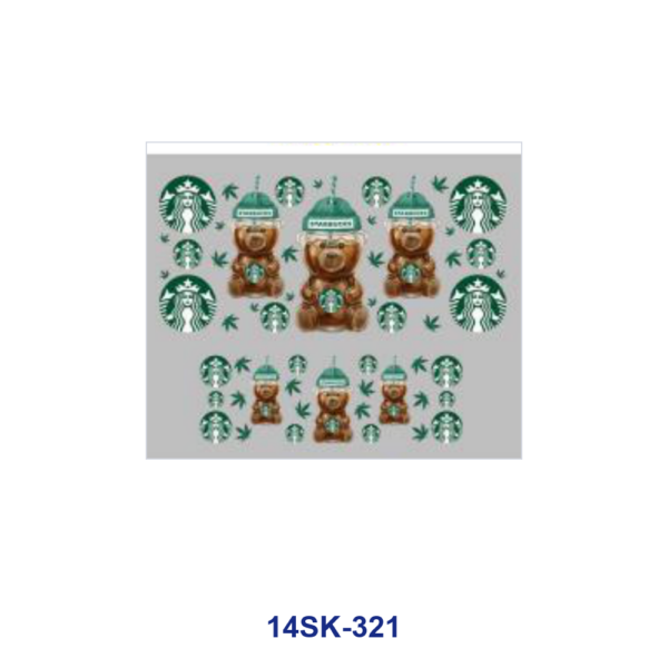 oly-c16501837aa3211f13c9d2e69a55e64f Wholesale 2/4/8pcs Teddy Bear Theme Mini Cup Keychain Sticker