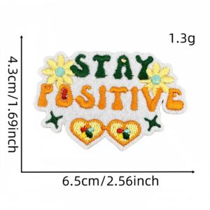 Colorful english cloth stickers 12#