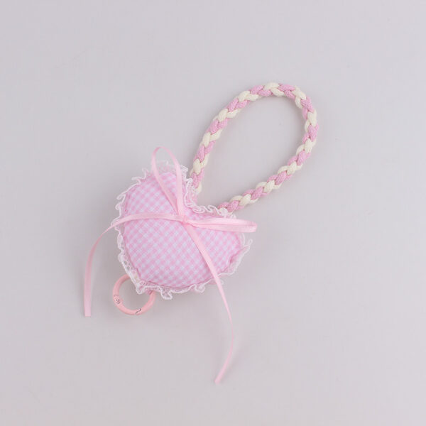 oly-c173f6f246bbd147a1cfb48679e50b7d Wholesale Lace Heart Silicone Phone Wrist Strap Keychain Sweet Candy Color Fashion Accessory for Girls