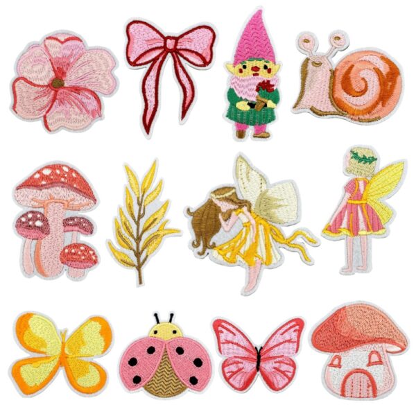 oly-c181bb38ae17a21765a84c5dec402a61 Wholesale Cute Fairy Embroidered Cloth Patch for Bags, DIY Bag Charm Accessory