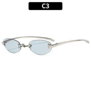 C3-Silver Frame Light Blue Stain