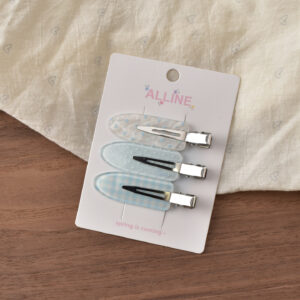 19 # Blue seamless clip-3pcs