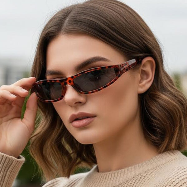 Wholesale Retro Hip Hop Ring Sunglasses Black Grey Lenses Outdoor Driving Fashion Accessory