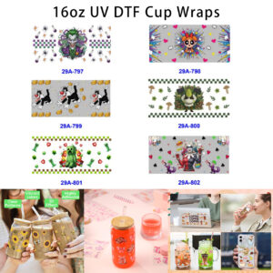 oly-c19ef880d6d5de78e09f803bdfa5c936 Wholesale 16oz Cute Animal Cartoon Series Cup UV DTF Wraps