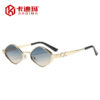 oly-c1a0e35a9aba3516c174af8d6b5b19f6 Wholesale Retro Square Sunglasses UV400 Gold Frame Gray Lens Sun Protection Driving Resale