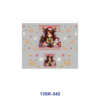 Wholesale 8pcs Christmas Elf Mini Cup Keychain Sticker