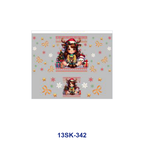 Wholesale 8pcs Christmas Elf Mini Cup Keychain Sticker