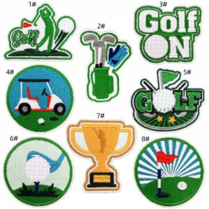Golf cloth patch set of 8 pieces