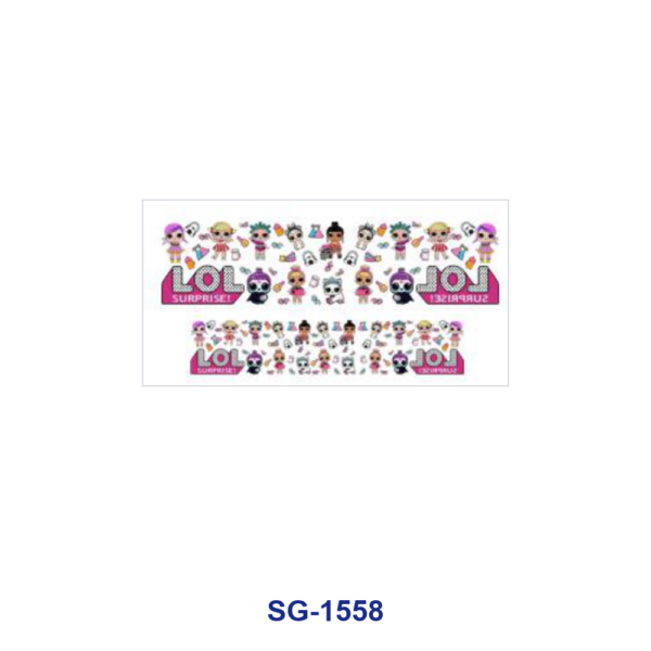 Wholesale 8pcs Mixed Cartoon Game Doll Print 3oz Cup Stickers Wrap OLY Exclusive