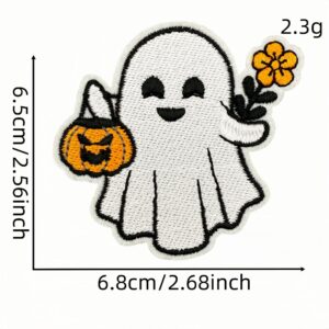White ghost cloth patch 50 #