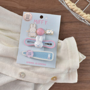 7# blue polka dot white lace-3pcs