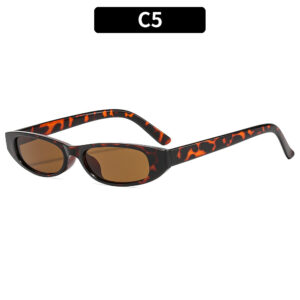 C5-leopard print frame tea slices