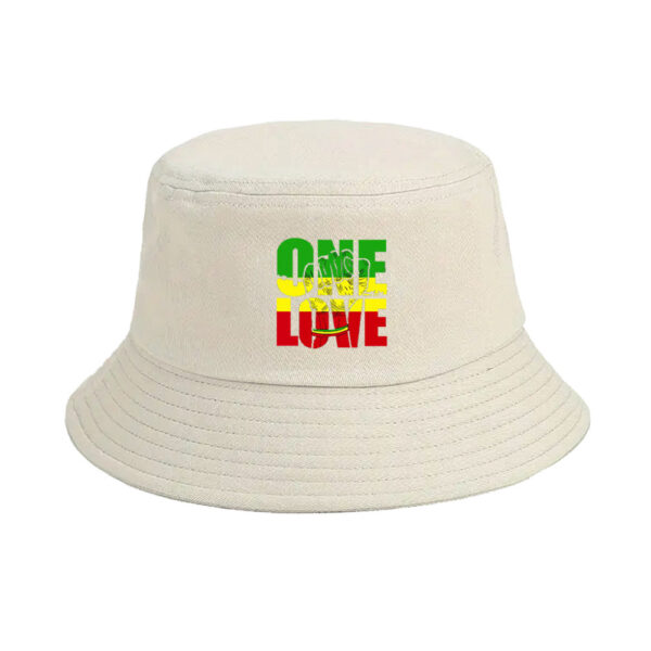 Wholesale One Love Letter Print Fisherman Hat, Sun Protection Unisex for Resale