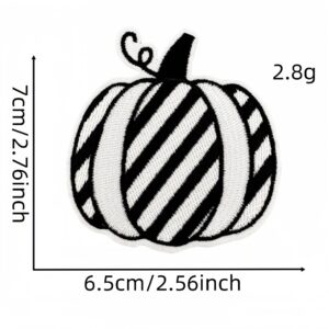Colorful plaid pumpkin cloth sticker 2#