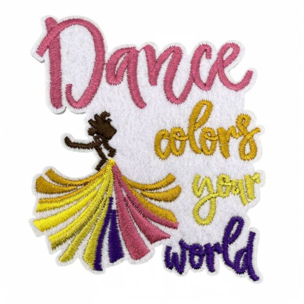 Wholesale Cartoon Ballet Girl Embroidered Patch Iron-On Adhesive Decorative Cloth Sticker